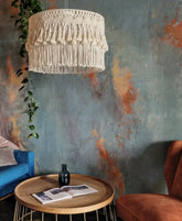 Macrame Chandelier, Boho Lamp